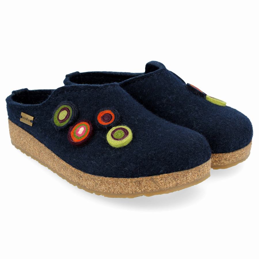 Haflinger Chloe Clogs Dam Blå | ZFK2370WK