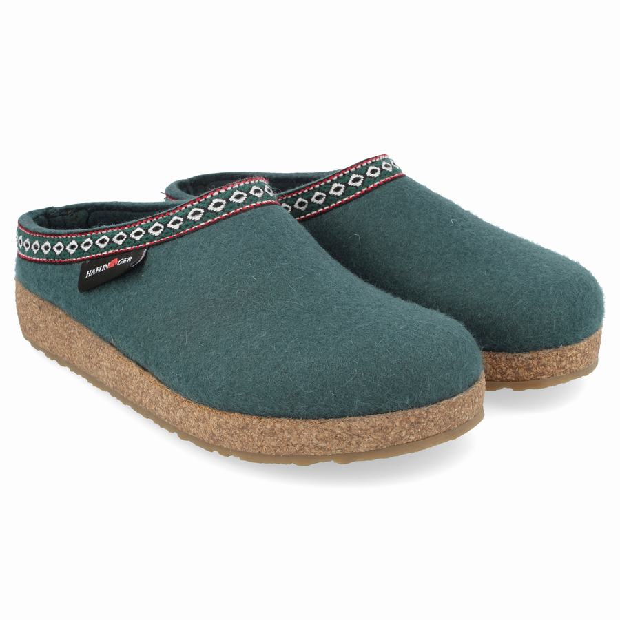 Haflinger Gz Clogs Dam Mörkgröna | BPS2958CU