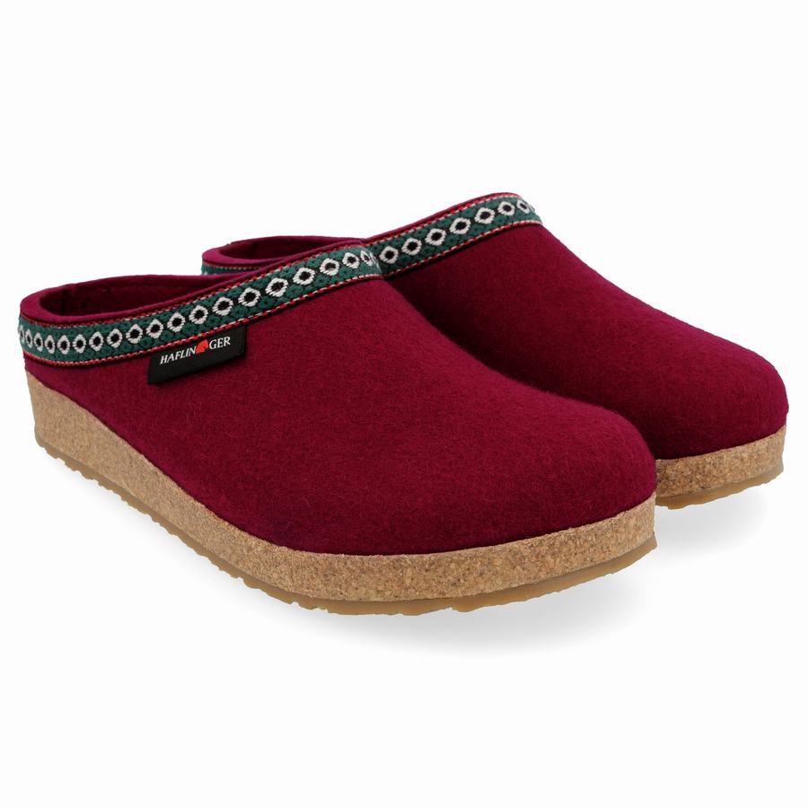 Haflinger Gz Clogs Dam Mörkröda | VPS1428DW