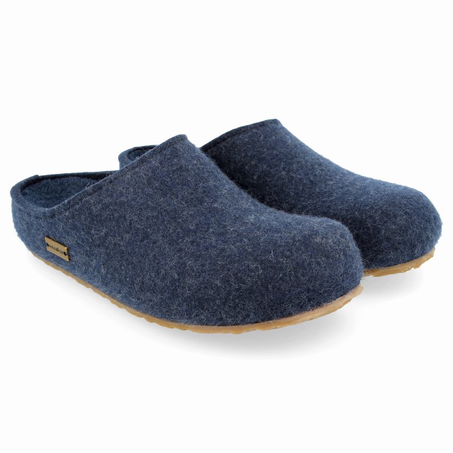 Haflinger Michl Clogs Herr Blå | KAD1662JB