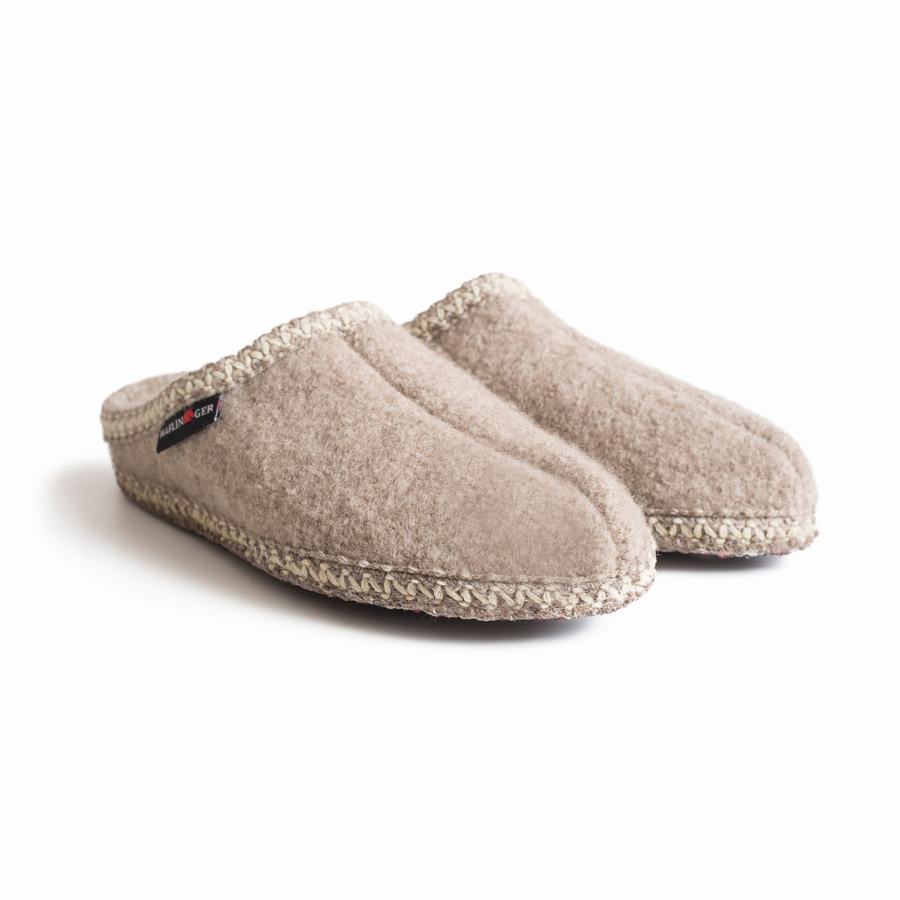 Haflinger As mjuk sula Tofflor Dam Beige | LHQ1251OW