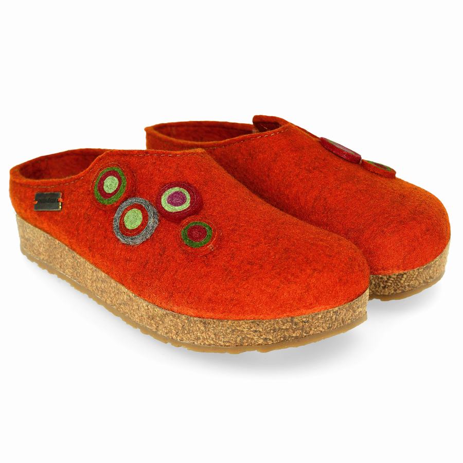 Haflinger Chloe Clogs Dam Röda | PWB5290MD