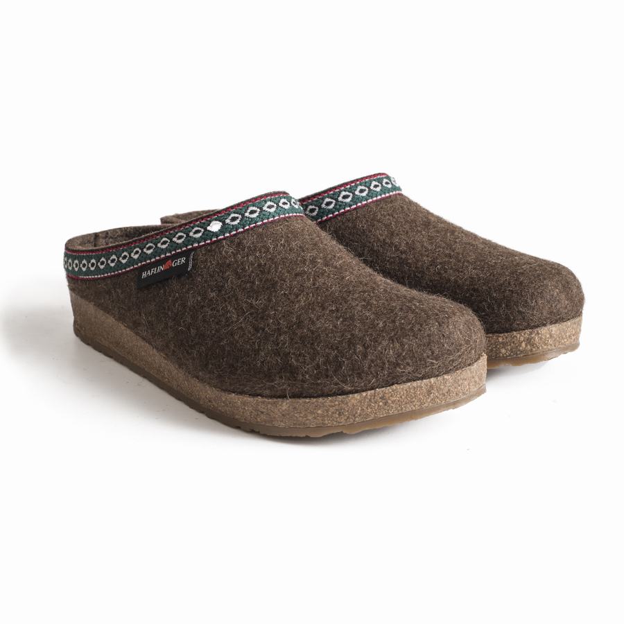 Haflinger Gz Clogs Dam Choklad | WIC3778KZ