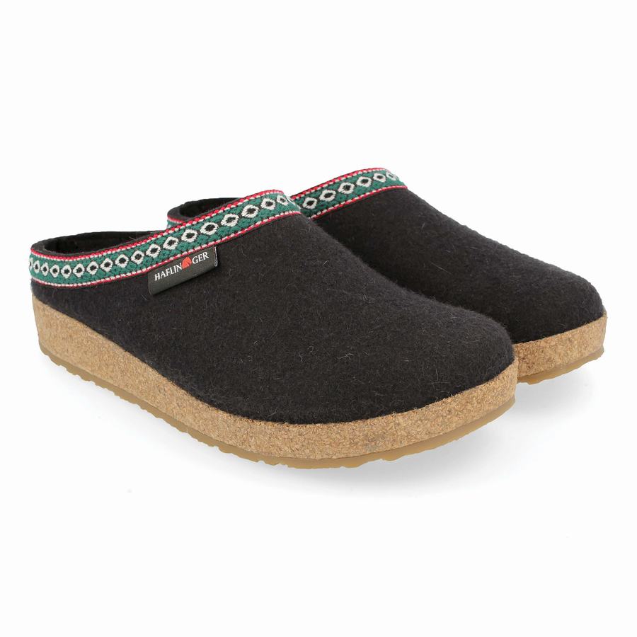 Haflinger Gz Clogs Herr Svarta | SYF3558GI