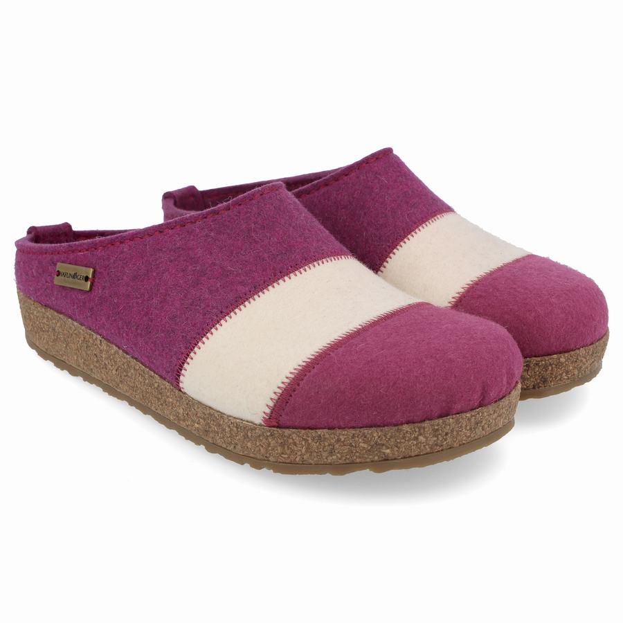 Haflinger Lines Clogs Herr Lila Vita | LWL9531JQ