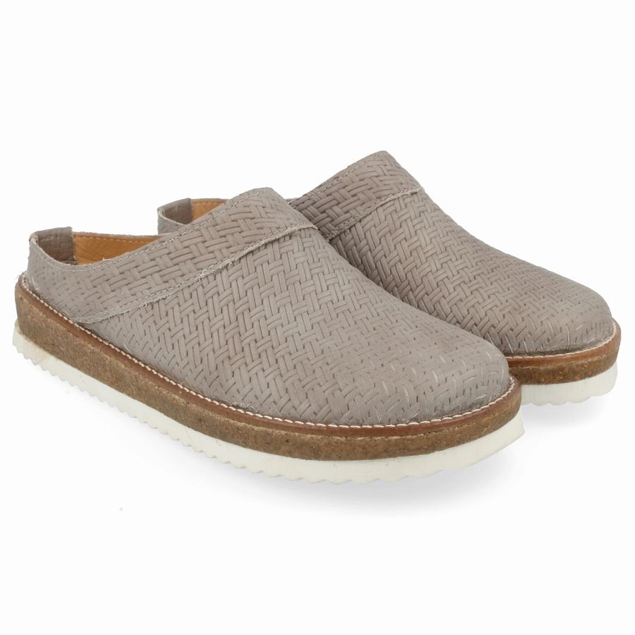 Haflinger Neo Clogs Dam Grå | NRE8852GM