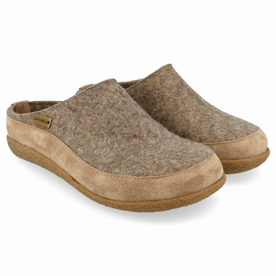 Haflinger Skane Clogs Dam Beige | NCE3090PQ